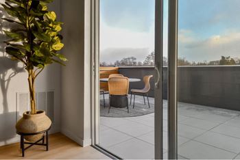 Private patio*